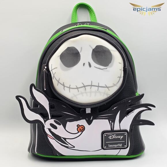 Loungefly Handbags - Loungefly Disney Nightmare Before Christmas Jack & Zero Lenticular Mini Backpack
